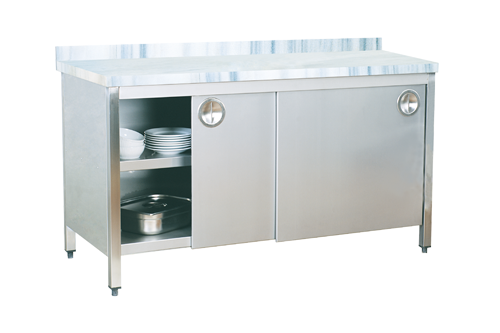 Çalışma Tezgahı Sürgü Kapak Mermerli