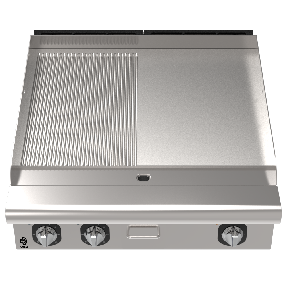 Izgara 1 Modül Yarı Oluklu Set Üstü - 3